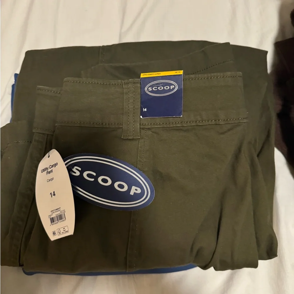 Scoop Women’s and Women’s Utility Cargo Jeans - Picture 3 of 9
